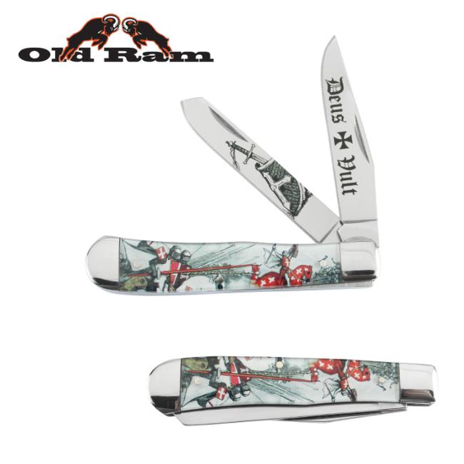 Old Ram Gentlemen Trapper 2 Blade 5371-2 Manual Folding KNIFE