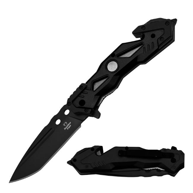 Snake Eye Tactical Rescue Style Assisted Pocket KNIFE SE-0406BK