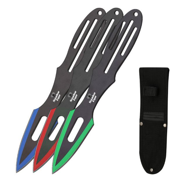 Snake Eye Tactical 3PC Throwing KNIVES Set SE-TK3-2