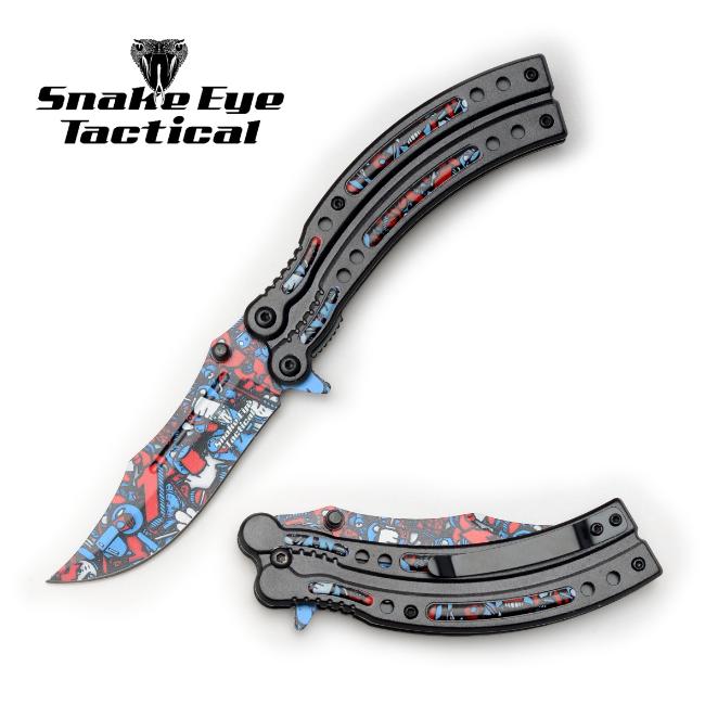 Snake Eye Tactical Spring Assist KNIFE SE-1364D3