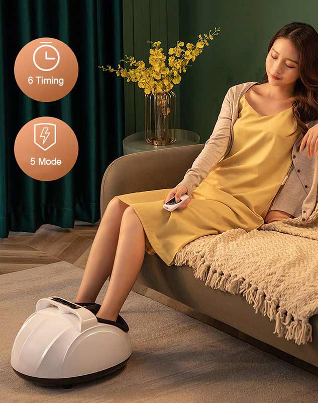 Foot Massager Machine with Heat Shiatsu Deep Kneading Massager