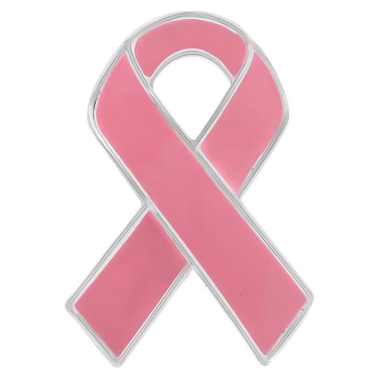 25 Pack BREAST CANCER Pink Ribbon Pins