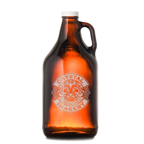 Beer Growler With Your Logo Deep Carved