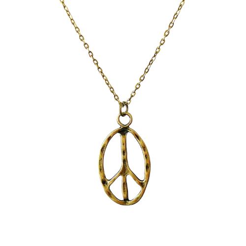 PEACE sign necklace PEACE symbol hippy costume accessories