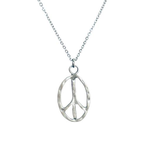 PEACE sign necklace hippie costume accesories