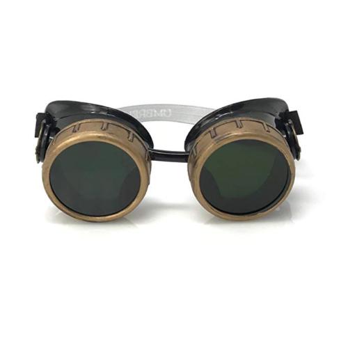 COSTUME aviator vintage pilot goggles party gift welding frame