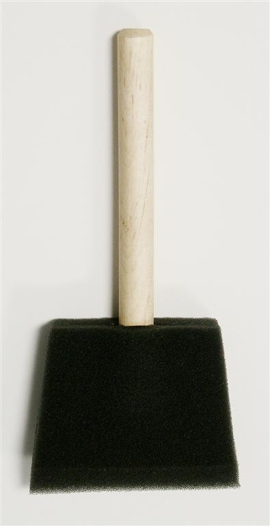 3'' Jen Foam Brush with Wood HANDLE pk 36