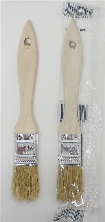 1'' Natural White Bristle CHIP Brush, Inner pack 36, Case pack 432