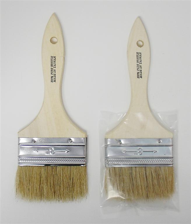 3'' Natural White Bristle CHIP Brush, Inner pack 12, Case pack 288