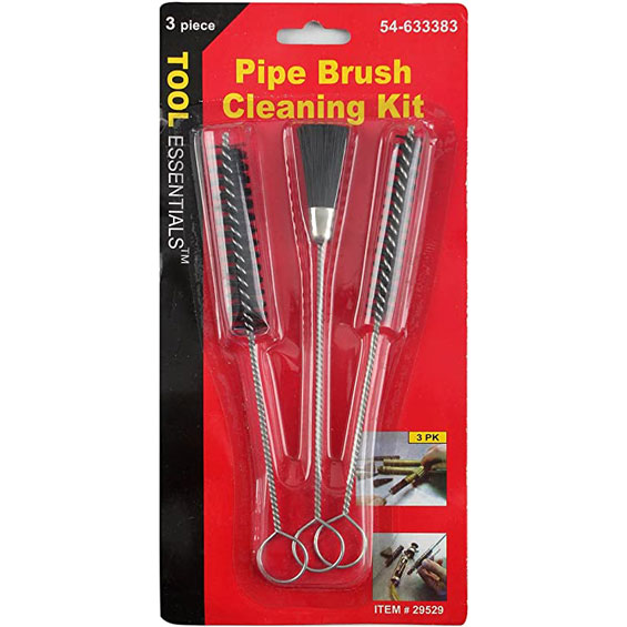 PIPE BRUSH CLEANING SET 3PC 12-48\6