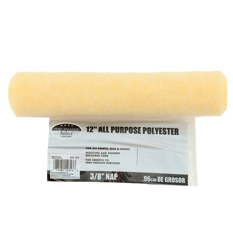 ROLLER COVER 12'' 3/8'' NAP POLYESTER YELLOW USA 12\