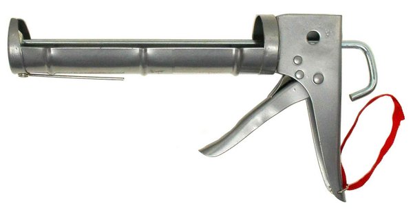 PROFESSIONAL CAULKING GUN WITH PIERCER AND CUTTER