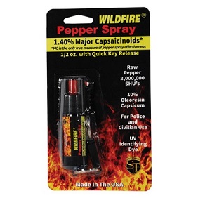 Wildfire 1.4% MC 1/2 oz pepper spray BELT clip and quick release