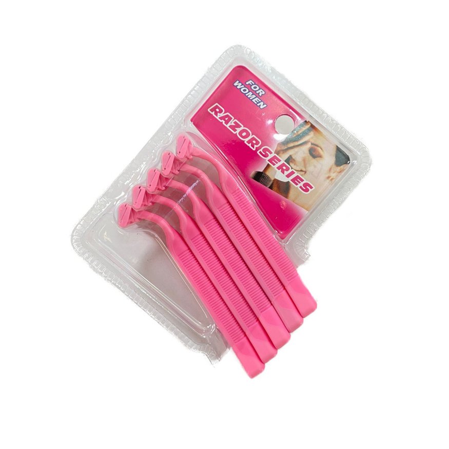 5pk Ladies Disposable RAZOR [Triple Blades] *Pink