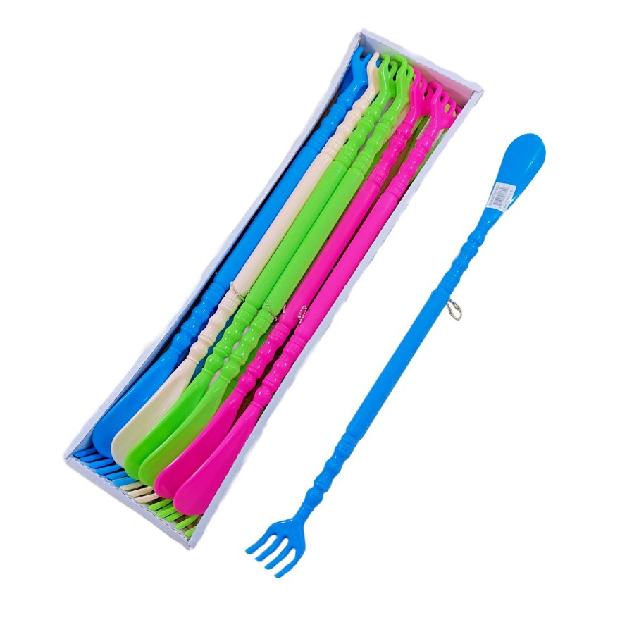 18.5'' Plastic Back Scratcher/SHOE Horn Combo