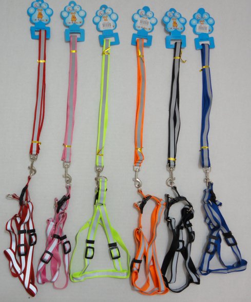 Reflective Harness & 48'' Leash Combo