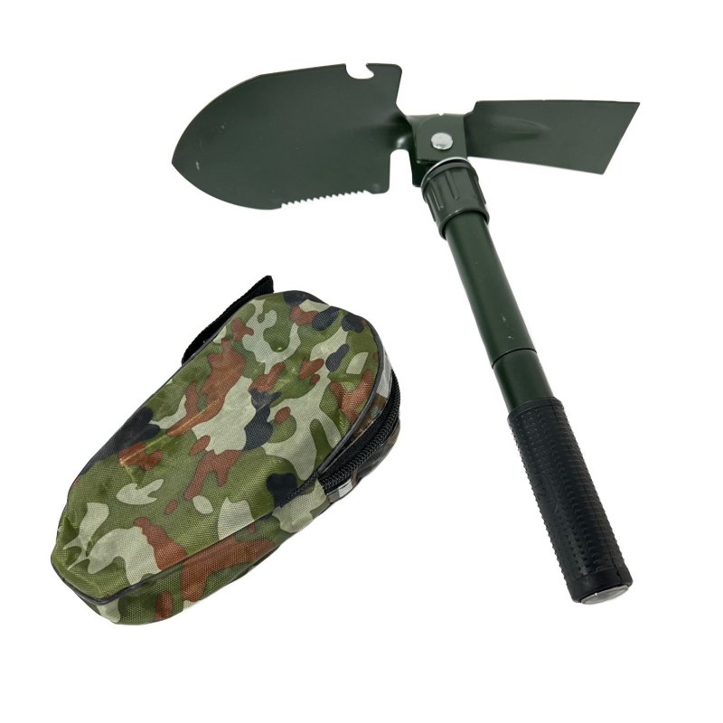 16'' Shovel & Pick with Carrying Case