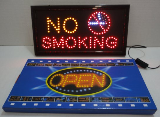 Light Up Sign-NO SMOKING