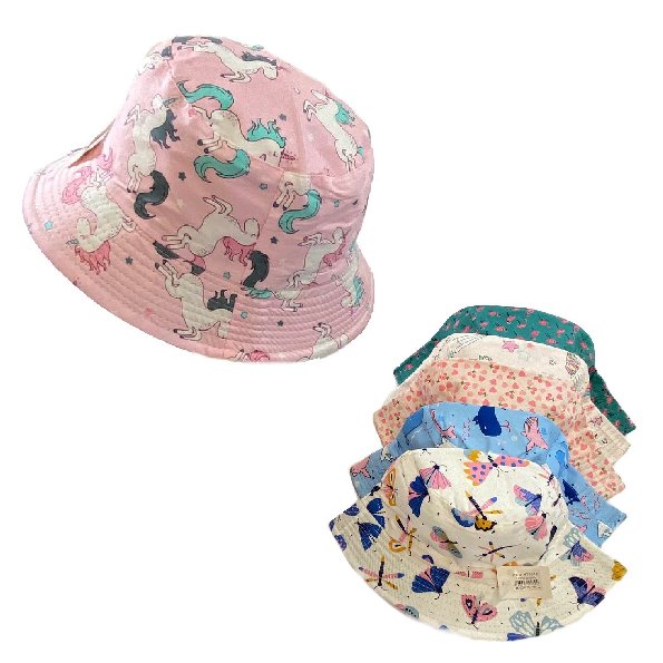 Bucket HAT [Girls Assorted Prints-Childs]