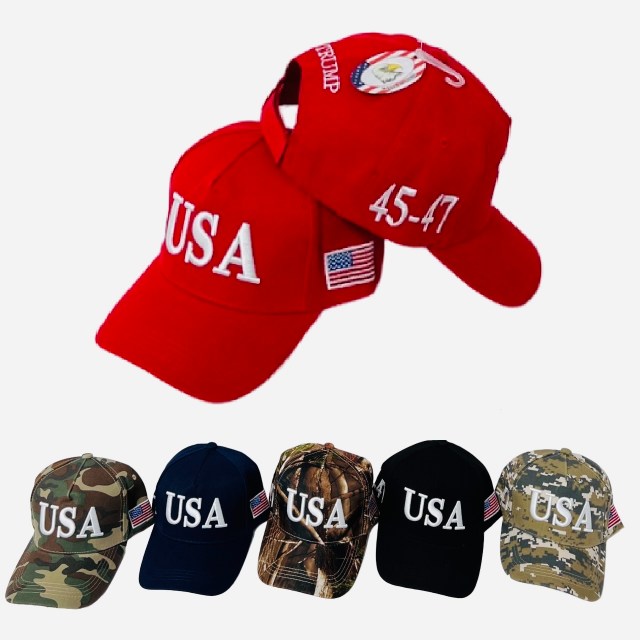 # Trump USA Hat [45-47 and FLAG]