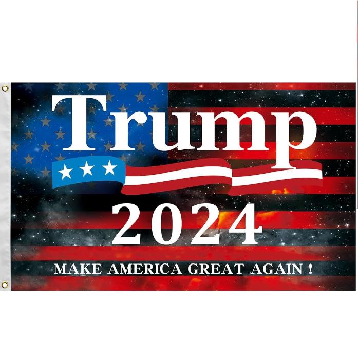 * . 3'X5' FLAG TRUMP 2024 [Make America Great Again]  ETA:8/05