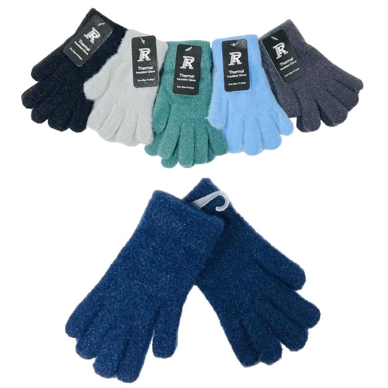 Youth Size Medium: Brushed Faux Cashmere GLOVES [Boys]