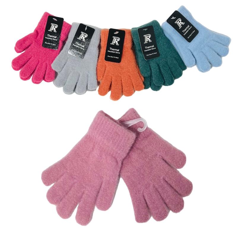 Youth Size Small: Brushed Faux CASHMERE Gloves [Girls]