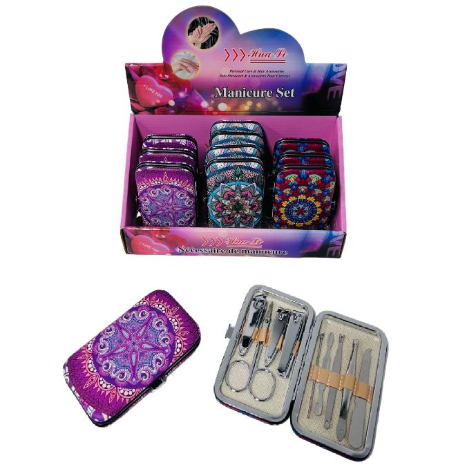 9pc Manicure CARE Set [Mandalas]