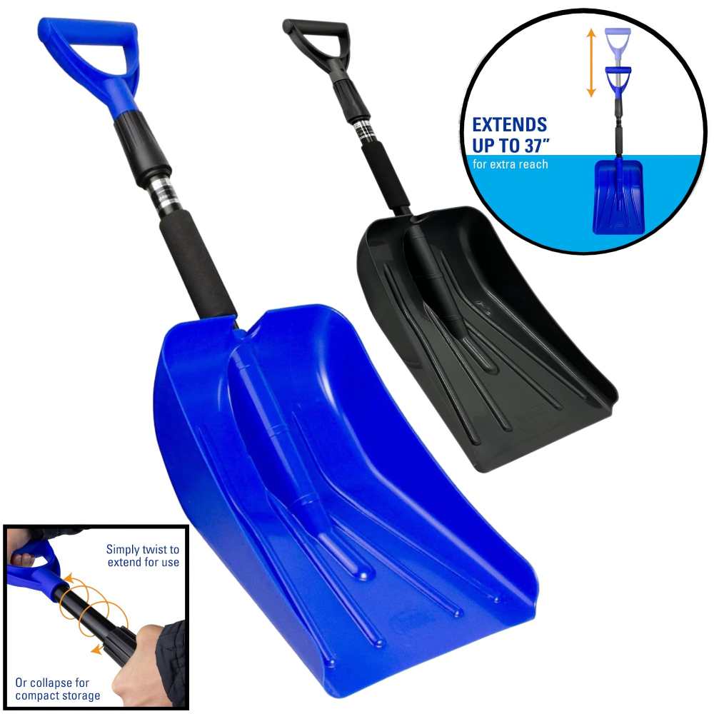 Subzero Snow Shovel with Extendable Handle