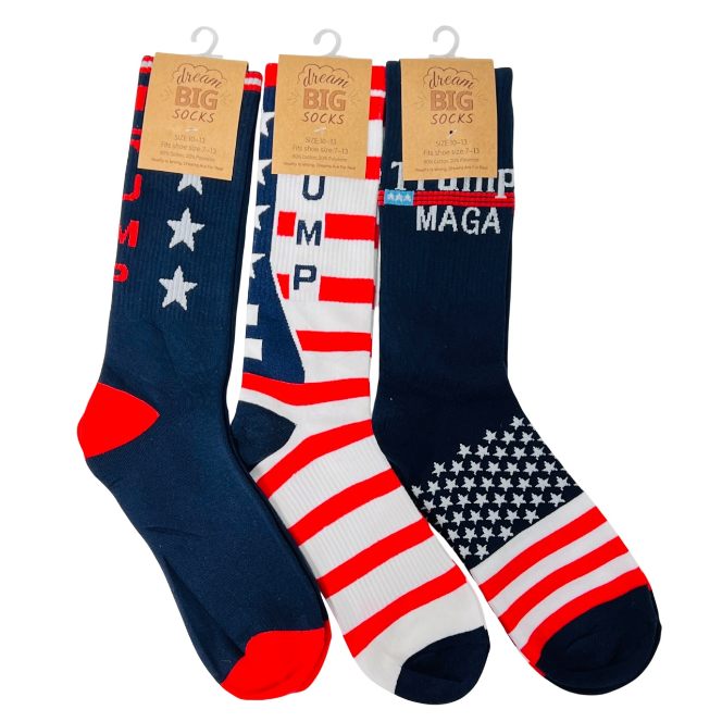 #Trump Crew SOCKS MAGA [3 Styles]