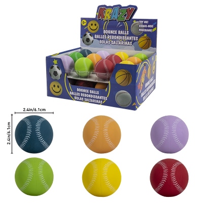 2.4'' Krazy Bouncing Ball [BASEBALL Design]