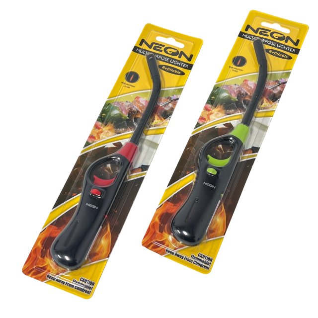 Neon Refillable Flex Neck Windproof Long LIGHTER