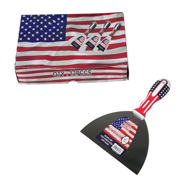 6'' Stiff Chisel Scraper with FLAG Handle