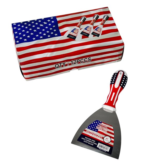 4'' Stiff Chisel Scraper with FLAG Handle