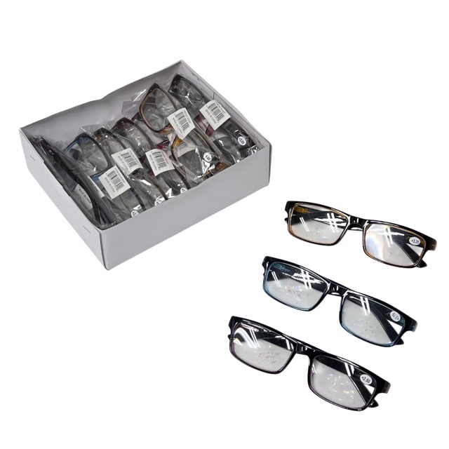 Spring-Hinge READING GLASSES [Assorted Strengths]