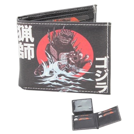 Vegan Leather WALLET [Bifold] Godzilla Anime