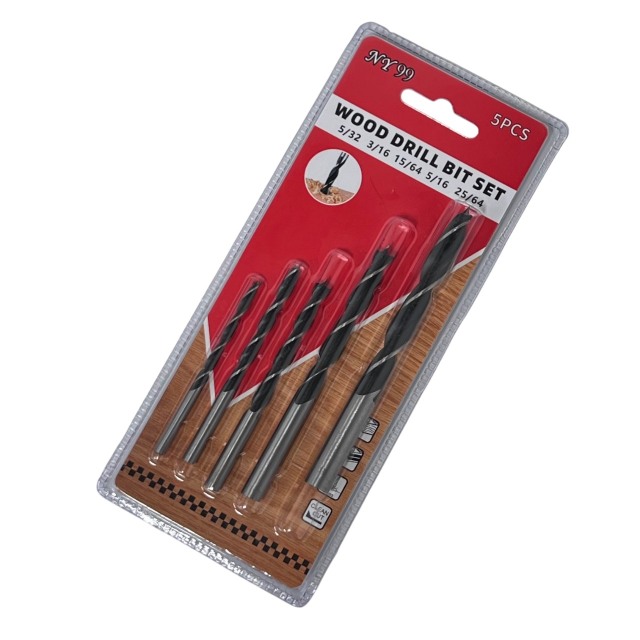 5pc Wood DRILL Bit Set