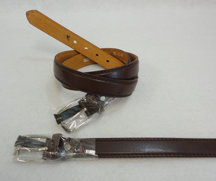 Belt--Thin Brown [XL Only]
