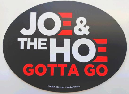 Magnet Oval Joe & The Hoe Gotta Go #2