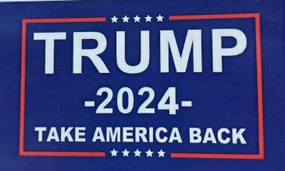 3 X 5 Trump FLAG - Take America Back 2024 Blue