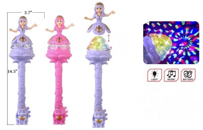 LED - Princess Light & Sound Wand 15''