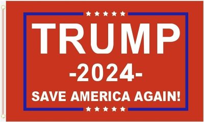 3 X 5 Trump FLAG -Trump 2024 Save America Again