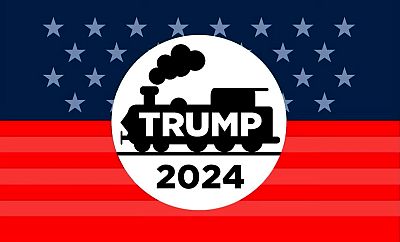 3 X 5 Trump FLAG - Trump Train