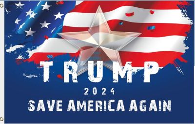 3 X 5 Trump FLAG - Save America Again Star
