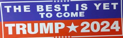 Bumper STICKER 3 X 9 The Best Is Yet To Come