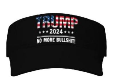 Trump Visor - 2024 NO More Bullshit Assortment