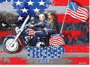 Trump Magnet 4 X 6 Trump 2024 BIKER