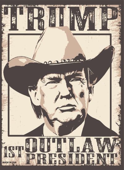 Trump Magnet - 1ST Outlaw President