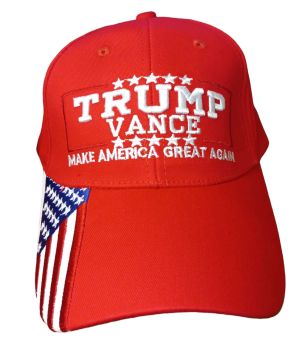 ***Trump HAT - Trump Vance Make America Great Again RED