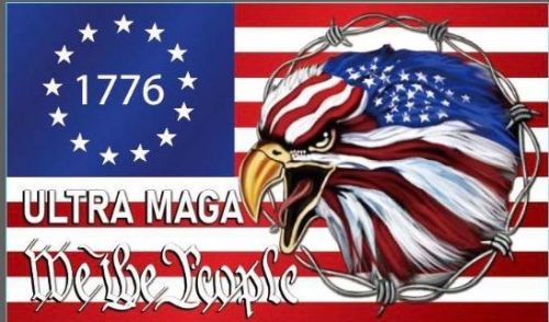 * 3 X 5 - Trump FLAG Ultra Maga - We the People Eagle